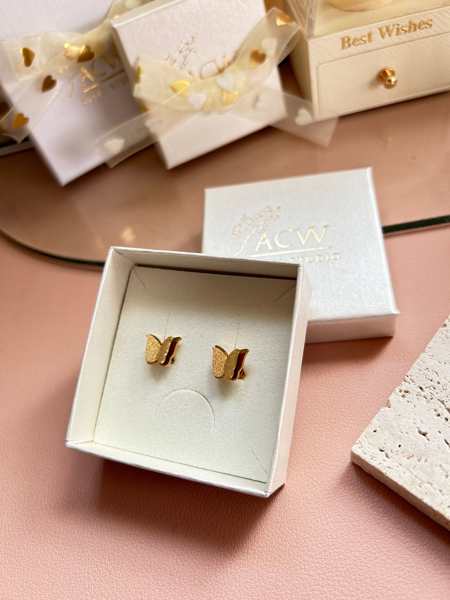 JOSEPHINE - Butterfly Earring Studs