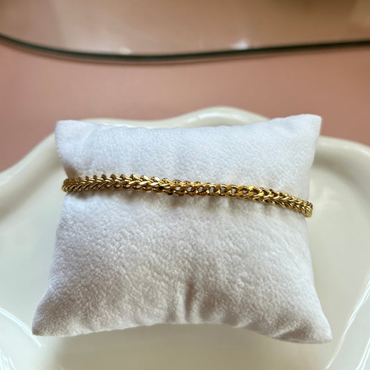 18k gold plated stainless steel jewelry bracelet adjustable chain waterproof hypoallergenic allergy free tarnish free