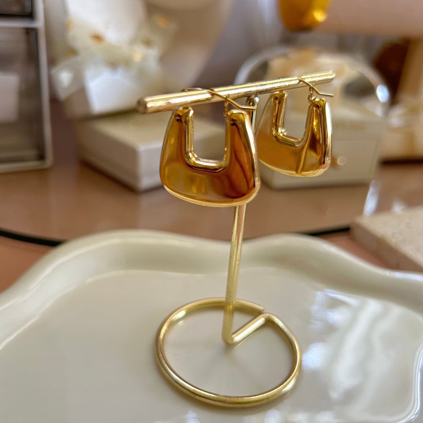 SERENA - Square Hoop Earrings