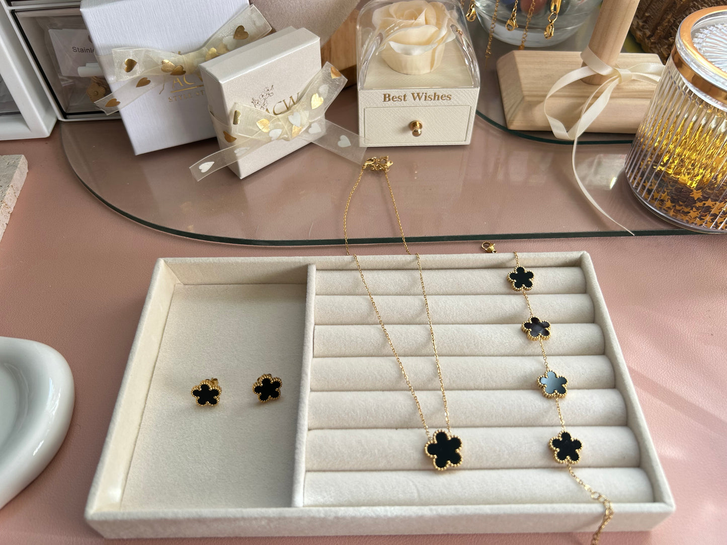 BLOSSOM - Floral Earring Studs (B)