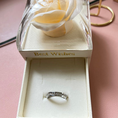 WENDY (S) - Zirconia Wedding Band Ring