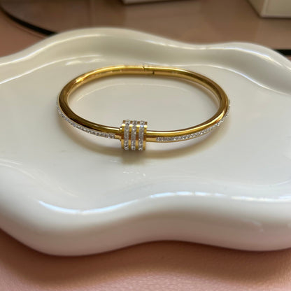 KRYSTAL - Zirconia Bangle Bracelet