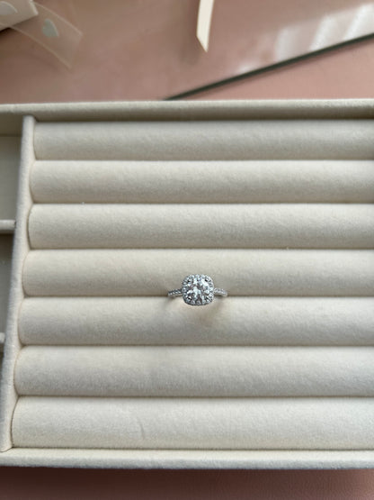 Catherine - Square Shaped CZ Ring