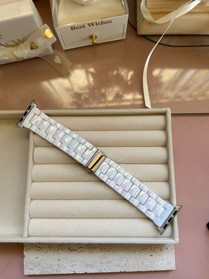 Resin White iWatch Band