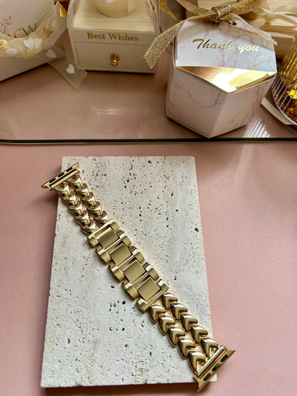 Heart of Gold iWatch Band